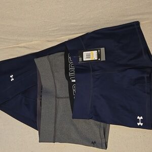 UA Women's Compression Shorts (2) and Leggings - NWT